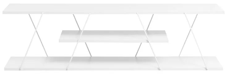 Έπιπλο τηλεόρασης Tars pakoworld γκρι-λευκό 120x30x33εκ - 225-000031