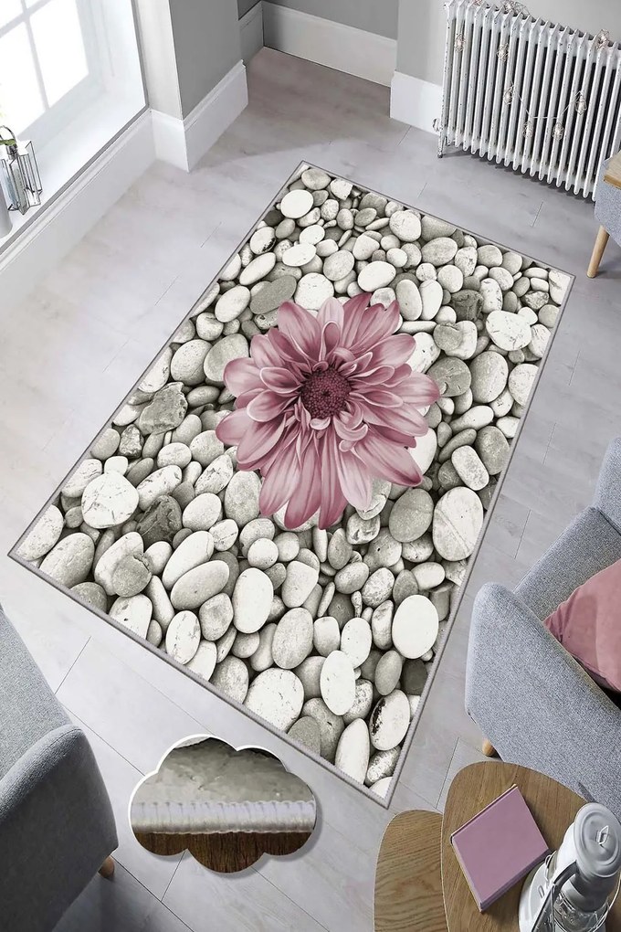 Χαλί Hmnt673 474HFT2165 Grey-Pink Conceptum Hypnose 60X100