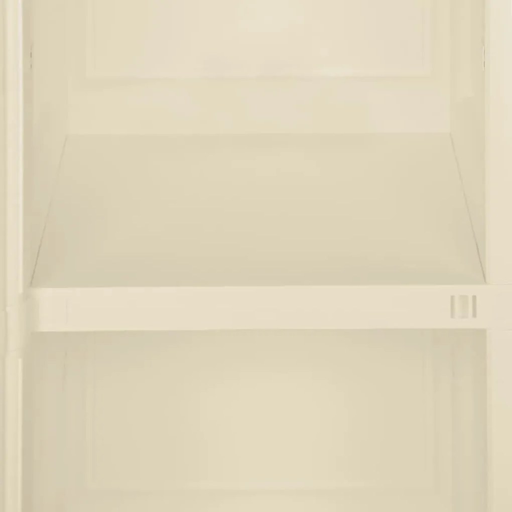 vidaXL Πλαστικό Ντουλάπι Angora Λευκό 40 x 43 x 85,5εκ με Σχέδιο Ξύλου