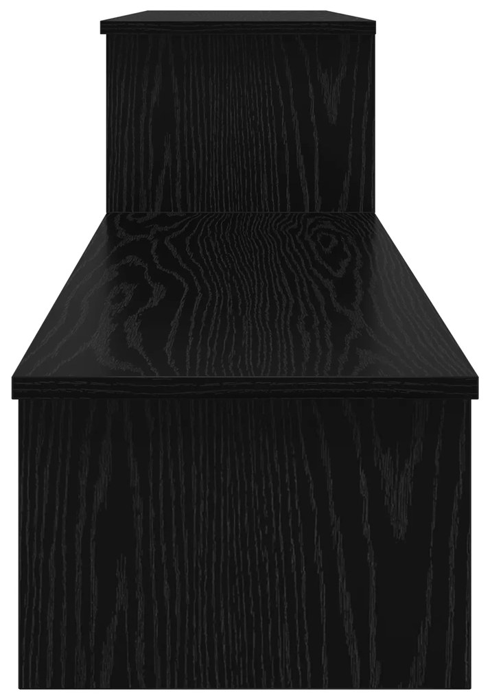 vidaXL Ντουλάπι TV Μαύρη δρυς 180 x 30 x 43 εκ. Επεξεργασμένο ξύλο
