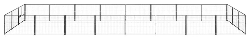 Σπιτάκι Σκύλου Μαύρο 24 μ² Ατσάλινο - Μαύρο