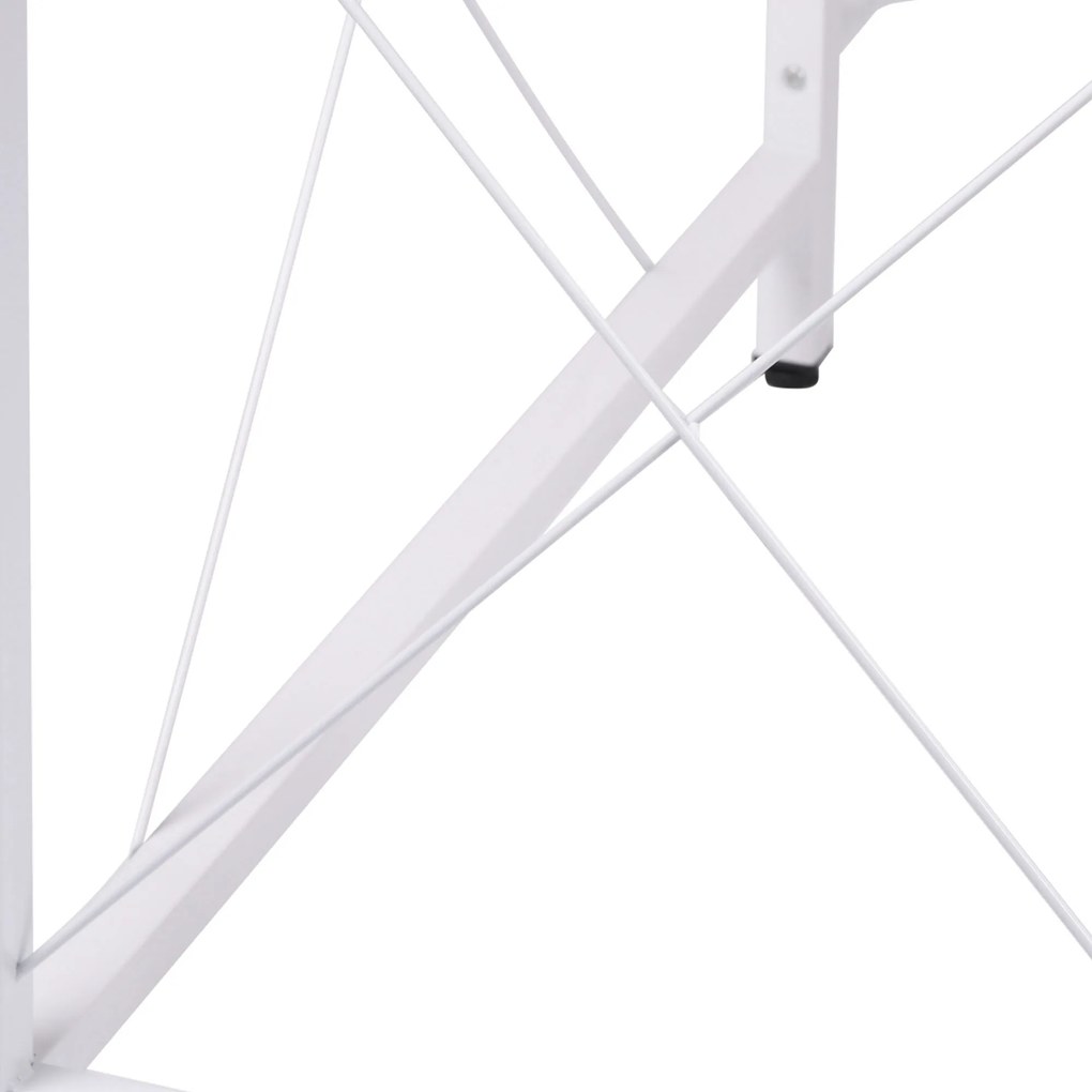 HOMCOM Γραφείο Υπολογιστή, Γραφείο σε Σχήμα L, Γραφείο Εργασίας, Γραφείο Γραφείου, Γωνιακό Γραφείο, Γραφείο Γωνίας, MDF Φυσικό 150 x 150 x 76 cm