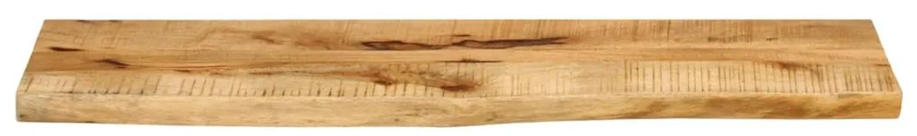 vidaXL Επιφάνεια Τραπεζιού 100x40x2,5 εκ. Live Edge Μασίφ Ξύλο Μάνγκο