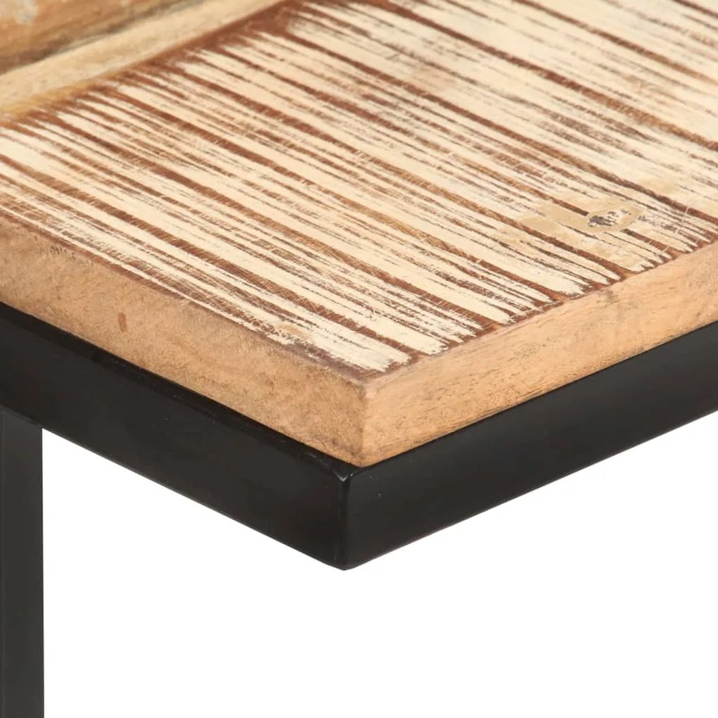 vidaXL Τραπέζια Βοηθητικά 2 τεμ. 31,5x24,5x64,5 εκ. Μασίφ Ανακ. Ξύλο