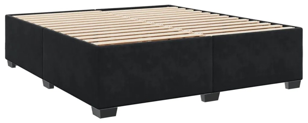 ΚΡΕΒΑΤΙ BOXSPRING ΜΕ ΣΤΡΩΜΑ ΜΑΥΡΟ 200X200 ΕΚ. ΒΕΛΟΥΔΙΝΟ 3291016