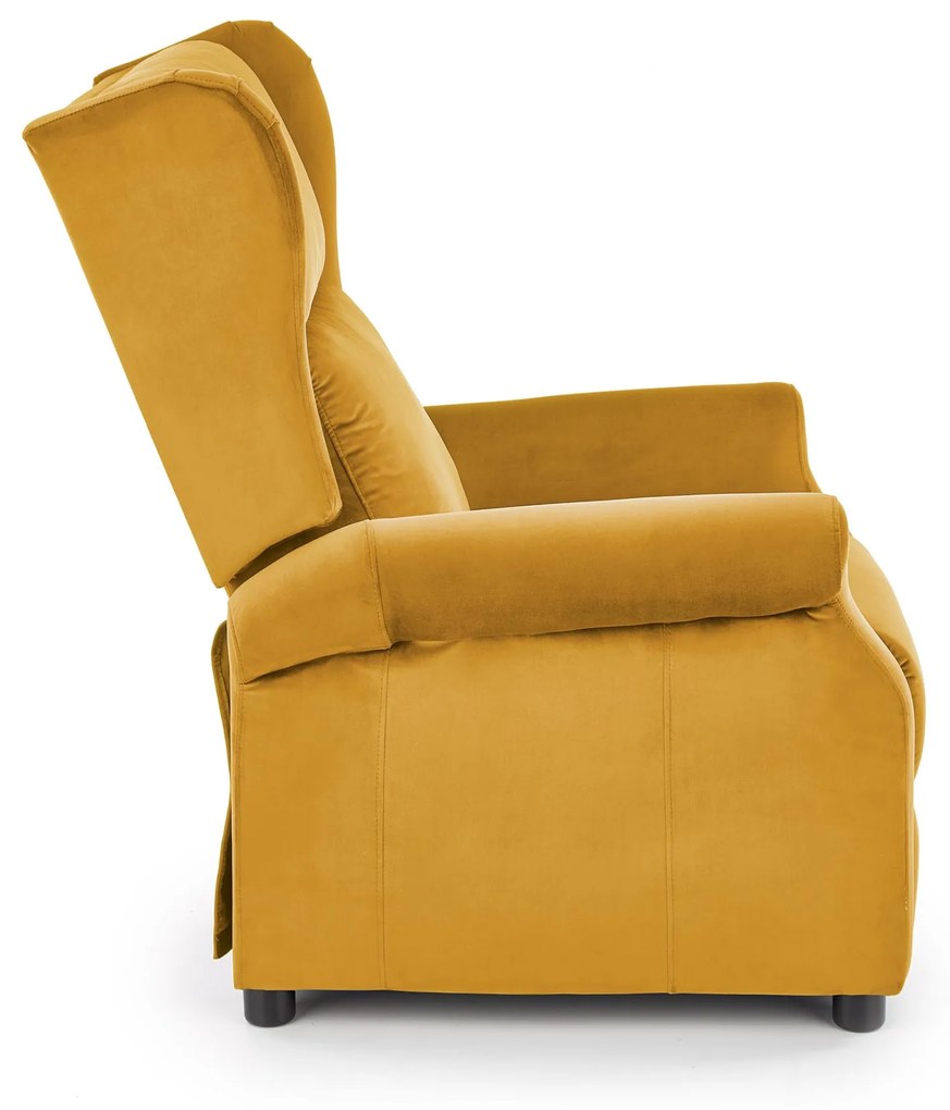 AGUSTIN recliner, color: mustard DIOMMI V-CH-AGUSTIN_2-FOT-MUSZTARDOWY