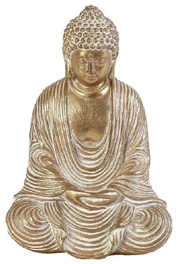 Διακοσμητική Φιγούρα Βούδας GID101 11x9x16cm Beige-Gold Espiel Polyresin