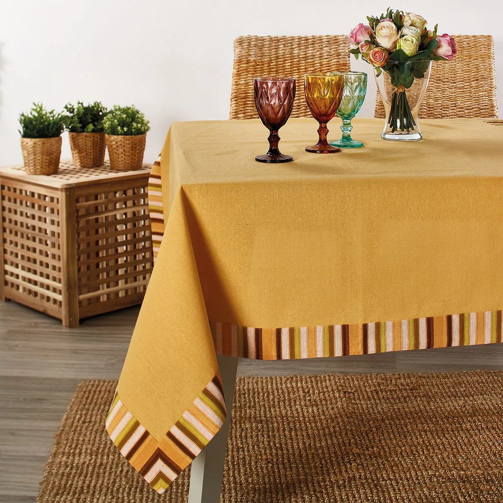 Τραπεζομάντηλο (140x140) Whitegg Z127-3 Beige