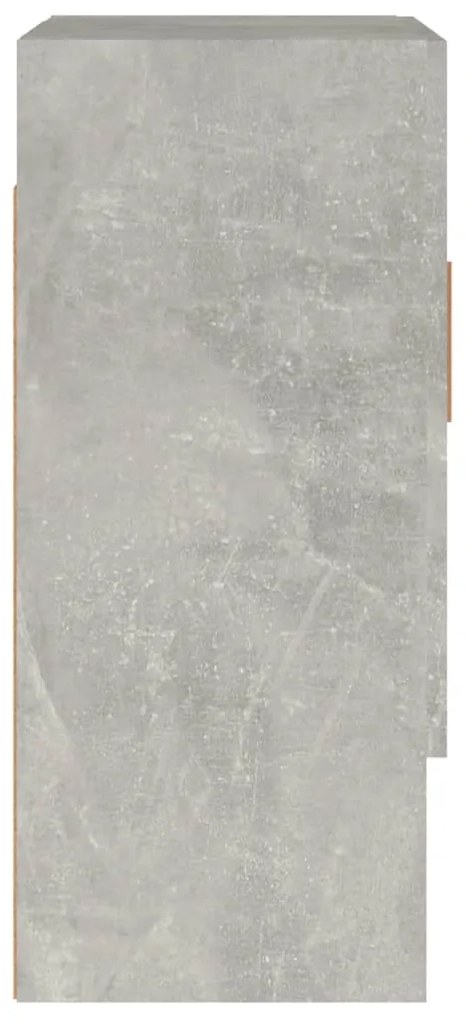 vidaXL Ντουλάπι Τοίχου Γκρι Σκυρ. 60x31x70 εκ. Επεξεργασμένο Ξύλο