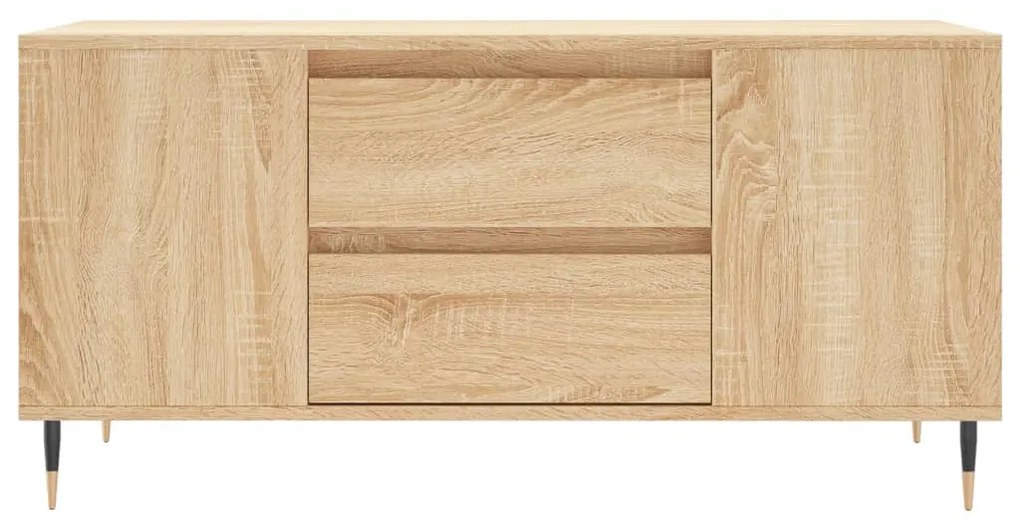 vidaXL Τραπεζάκι Σαλονιού Sonoma Δρυς 102x44,5x50 εκ. Επεξεργ. Ξύλο