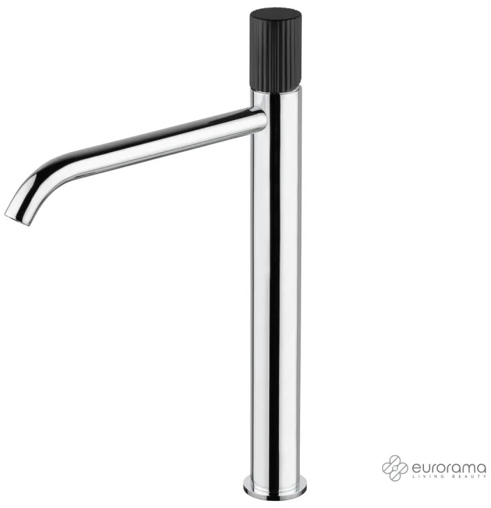 Eurorama OSO Μπαταρία νιπτήρος θερμομικτική υψηλή με αυτόματη βαλβίδα Chrome