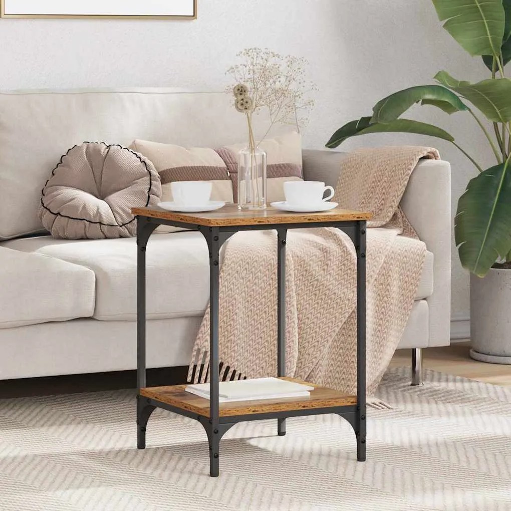 Τραπεζάκι σαλονιού Παλιό Ξύλο 40 x 40 x 55 εκ