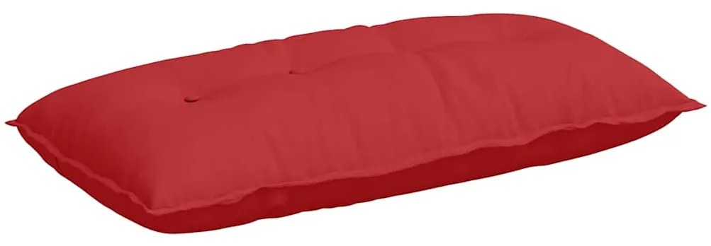 vidaXL Μαξιλάρι Πλάτης Κόκκινο 100 x 19 x 50 εκ ύφασμα
