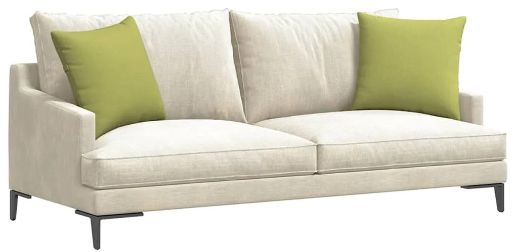 vidaXL Μαξιλάρι Καναπέ 2 pcs Ανοιχτό Πράσινο 45 x 45 cm ύφασμα