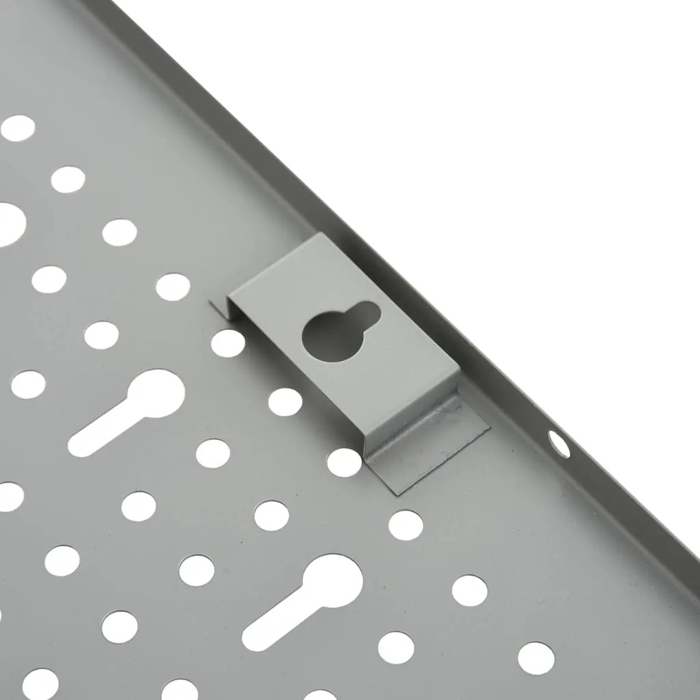 vidaXL Πλάτες Εργαλείων Τοίχου Διάτρητες 4 τεμ. 40 x 58 εκ. Ατσάλινες