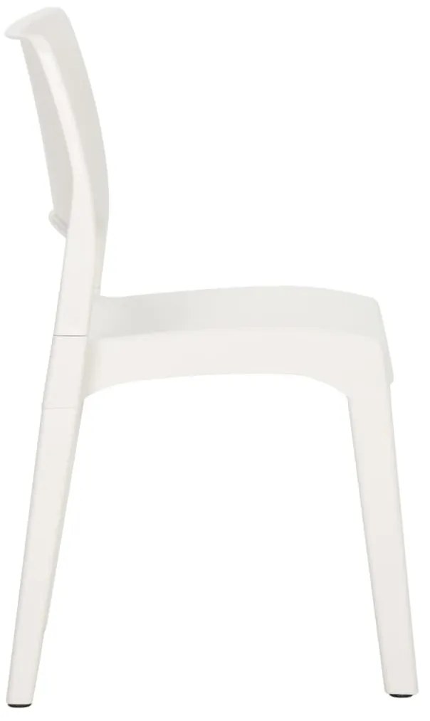 vidaXL Καρέκλες Κήπου 2 τεμ. Λευκές από Πολυπροπυλένιο