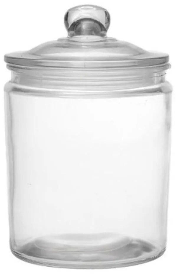 Δοχείο Αποθήκευσης Με Καπάκι M JAR110K6 14x14x21cm 2Lt Clear Espiel Γυαλί