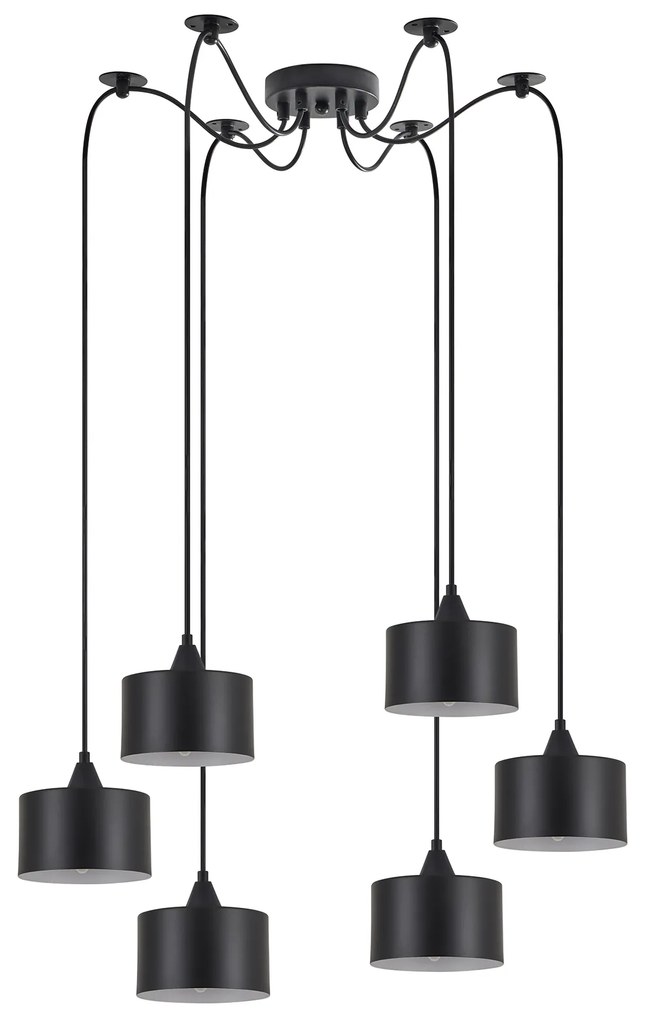 SE21-BL-B10-BL6-MS1 ADEPT PENDANT Black Metal Shade+