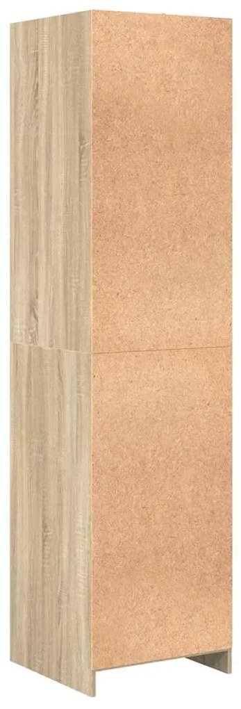 vidaXL Ντουλάπα Χρώμα Sonoma Δρυς 50 x 50 x 200 εκ. από Επεξ. Ξύλο