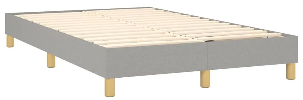 ΚΡΕΒΑΤΙ BOXSPRING ΜΕ ΣΤΡΩΜΑ ΑΝΟΙΧΤΟ ΓΚΡΙ 120X200 ΕΚ. ΥΦΑΣΜΑΤΙΝΟ 3140841