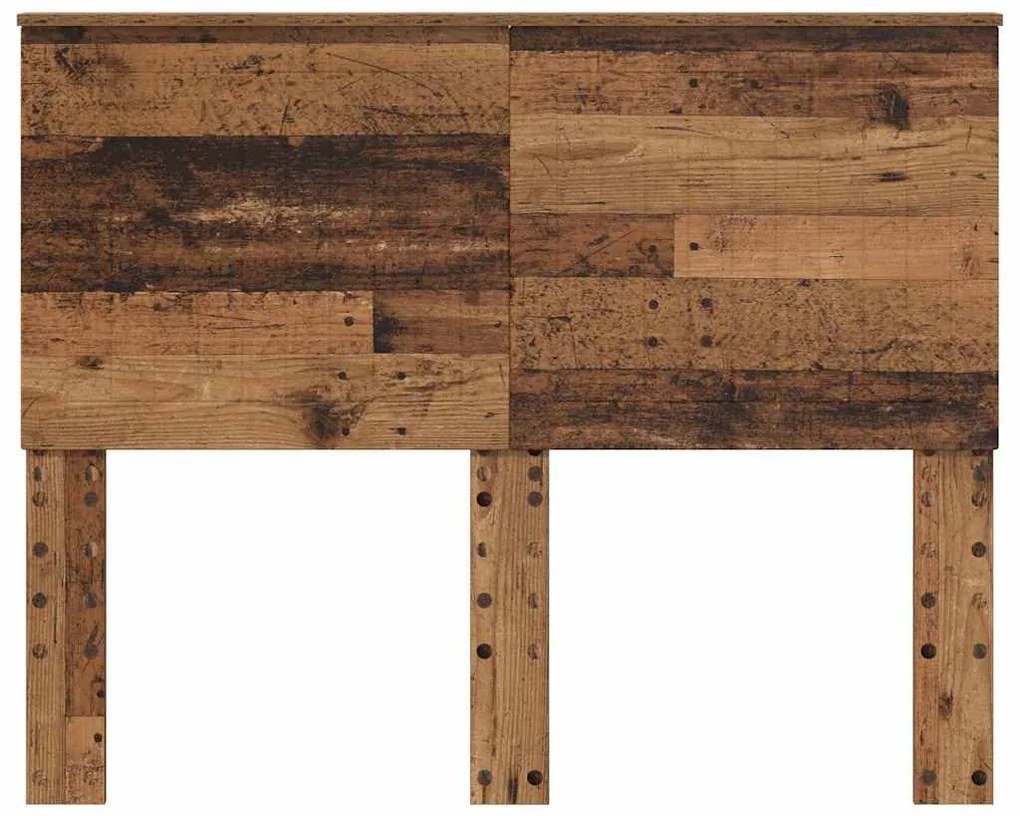 vidaXL Κεφαλάρι με κεφαλάρι Παλιό Ξύλο 120 cm Επεξεργασμένο ξύλο