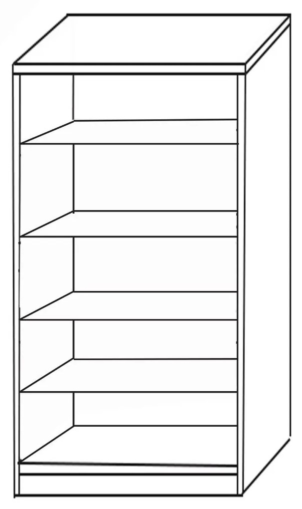 Συρταριέρα STONECROP Φυσικό Μελαμίνη 60x40x97cm - 14370012 - 14370012