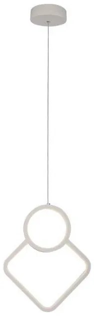 Κρεμαστό Φωτιστικό Οροφής LED 12W 230V 1300lm IP20 Θερμό Λευκό Άσπρο 15000 VTAC 15000 Λευκό