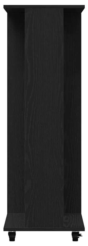 vidaXL Ντουλάπα Μαύρη δρυς 102 x 38 x 110 εκ. Επεξεργασμένο ξύλο