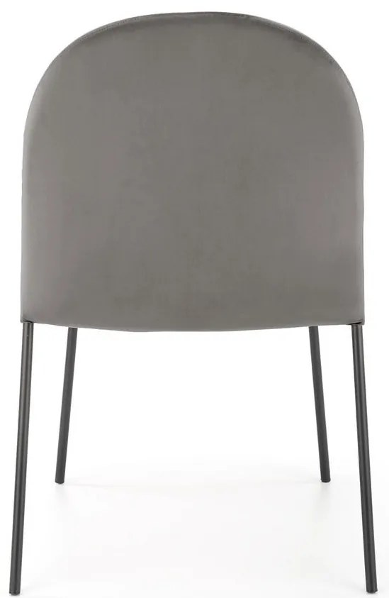 Dine 443 Καρεκλα Γκρι 50x58x84cm