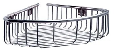KARAG  RETI Καλάθι γωνιακό σχαρωτό RETI 9638 Χρωμέ KARAG 21x21x7cm KARAG-3800201588201