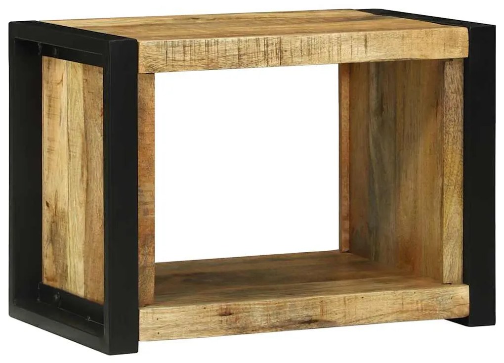 vidaXL Κύβος Τοίχου με ράφι Καφέ 55 x 35 x 40 εκ Μασίφ ξύλο μάνγκο