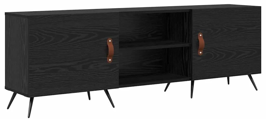 vidaXL Ντουλάπι TV Μαύρη δρυς 150 x 30 x 50 cm Επεξεργασμένο ξύλο