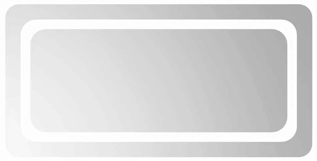 vidaXL Καθρέφτης Μπάνιου με LED 80x40 εκ.