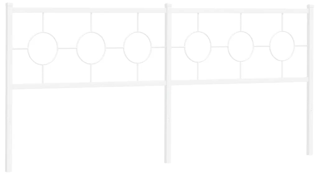 vidaXL Κεφαλάρι Λευκό 200 εκ. Μεταλλικό