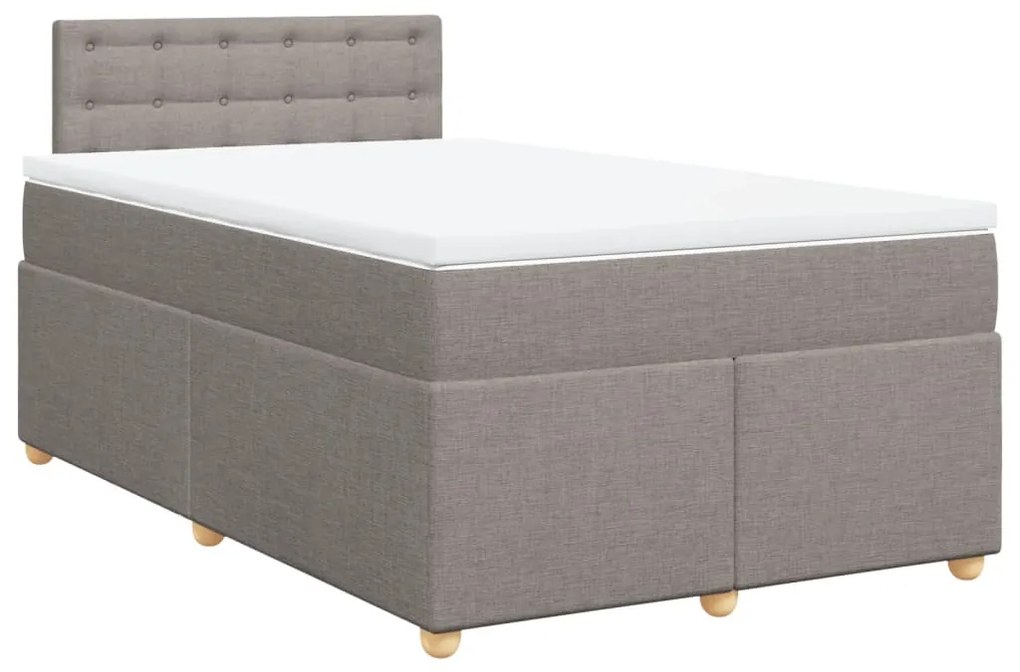 ΚΡΕΒΑΤΙ BOXSPRING ΜΕ ΣΤΡΩΜΑ TAUPE 120X190 ΕΚ. ΥΦΑΣΜΑΤΙΝΟ 3286637