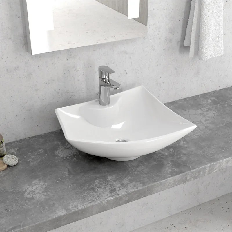 KARAG  LT BASINS Νιπτήρας επικαθήμενος LT 1011 KARAG 49x43x14,5cm KARAG-5206836101682