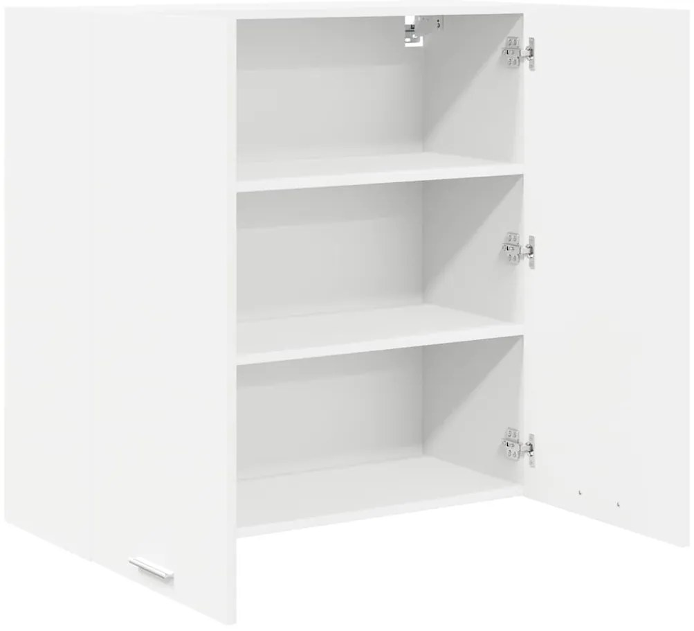 vidaXL Κρεμαστό ντουλάπι Λευκό 80 x 31 x 80 εκ. Επεξεργασμένο ξύλο