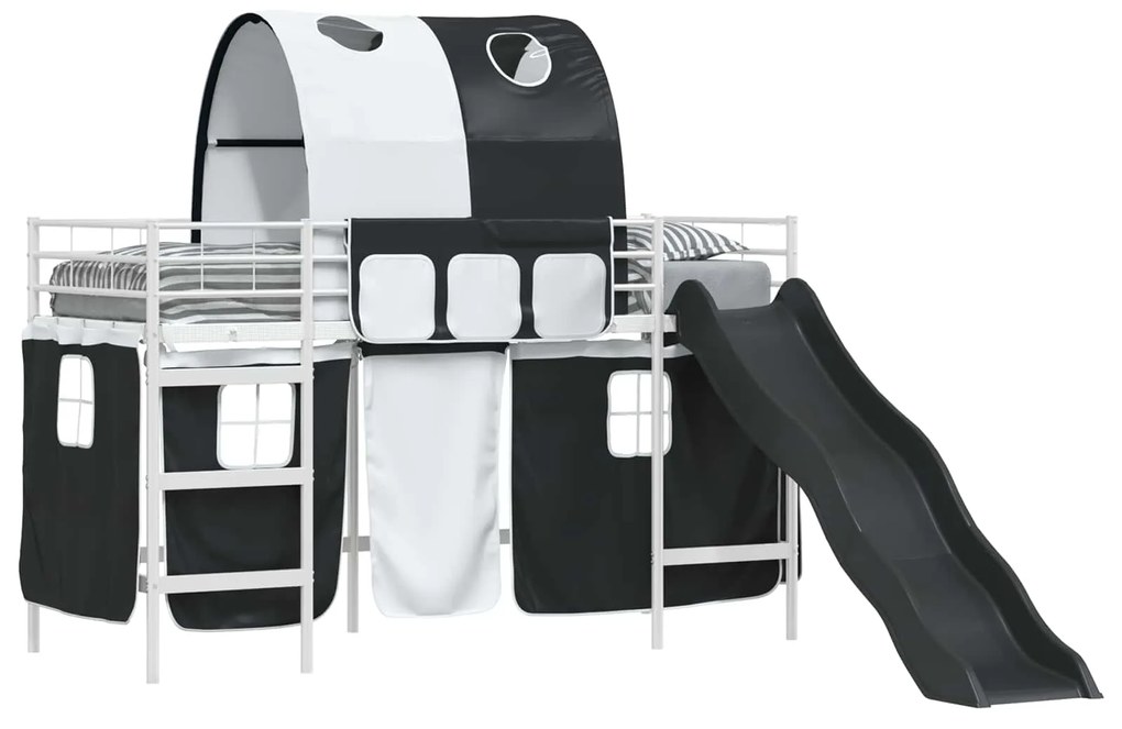 vidaXL Λευκό και Μαύρο 99,5 x 190 εκ.