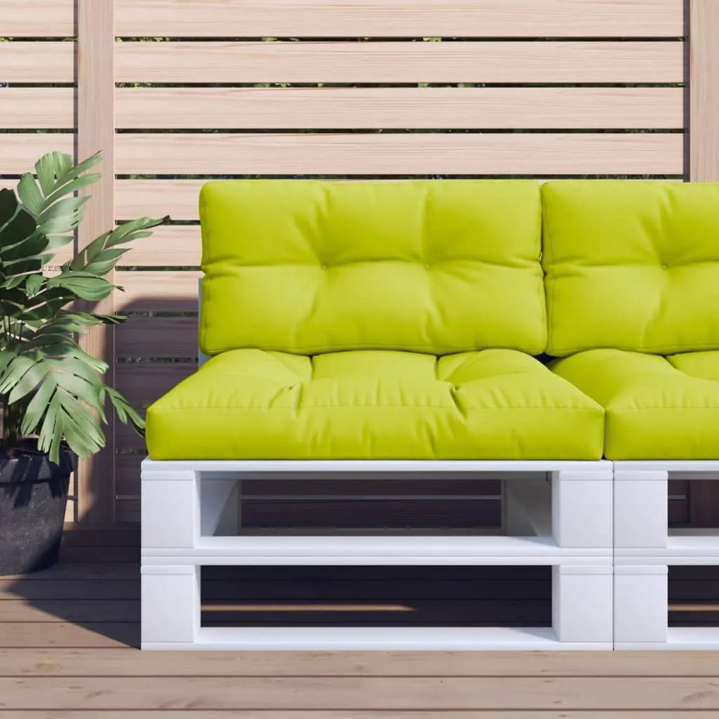 vidaXL Μαξιλάρι Παλέτας Αν. Πράσινο 80 x 40 x 12 εκ. Υφασμάτινο