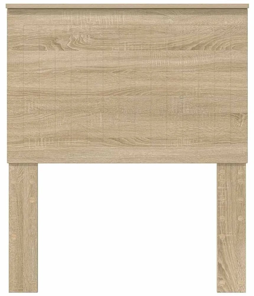 vidaXL Κεφαλάρι με κεφαλάρι Δρύς Sonoma 80 cm Επεξεργασμένο ξύλο