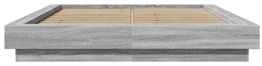 vidaXL Πλαίσιο Κρεβατιού Γκρι Sonoma 120 x 190 εκ. Επεξεργασμένο Ξύλο