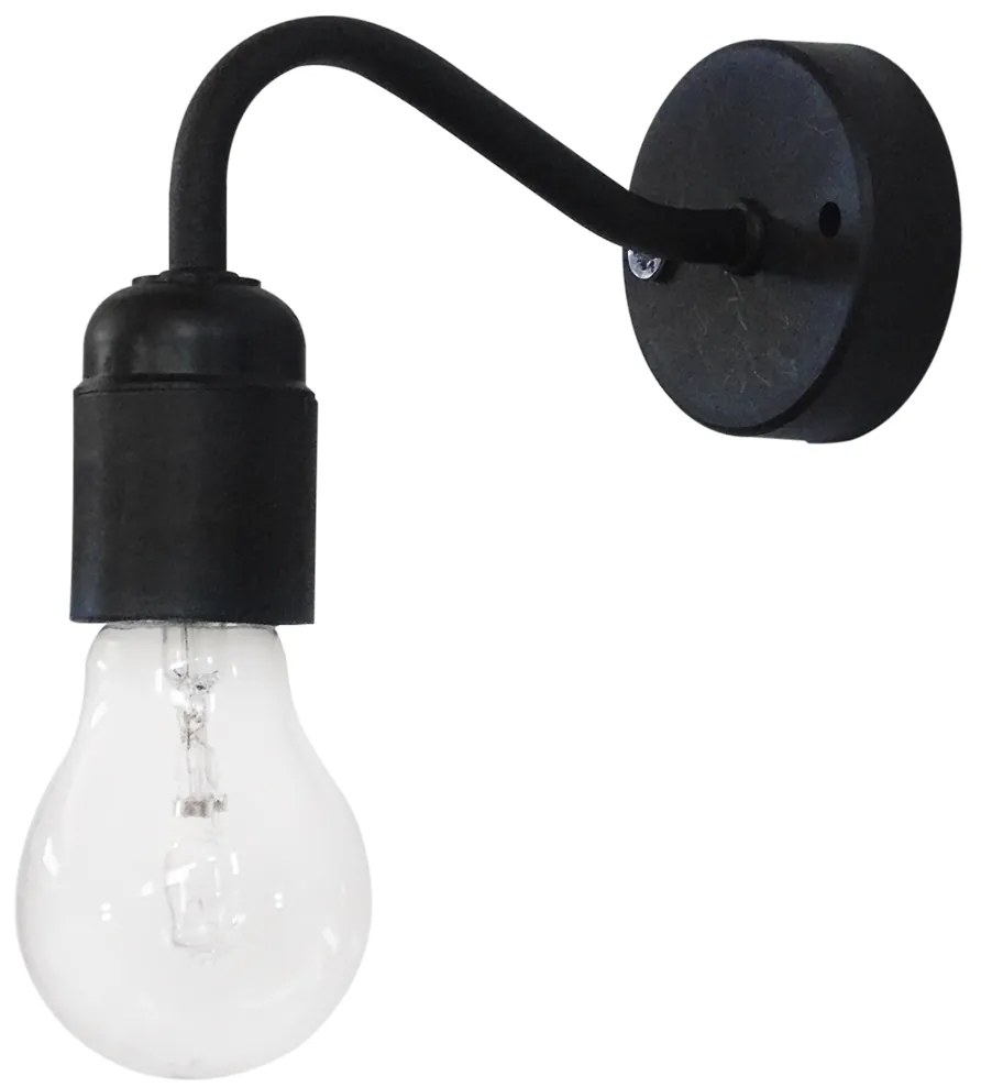 Απλίκα Τοίχου Heronia AS-25 31-0626 Black
