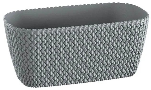 Ζαρντινιέρα (29.7x14.5x13.3) Marhome Splofy Γκρι 09-DSPC300-405U