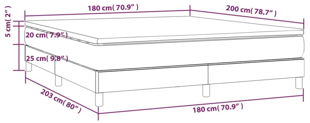 ΚΡΕΒΑΤΙ BOXSPRING ΜΕ ΣΤΡΩΜΑ ΣΚΟΥΡΟ ΓΚΡΙ 180X200 ΕΚ ΥΦΑΣΜΑΤΙΝ 3144094