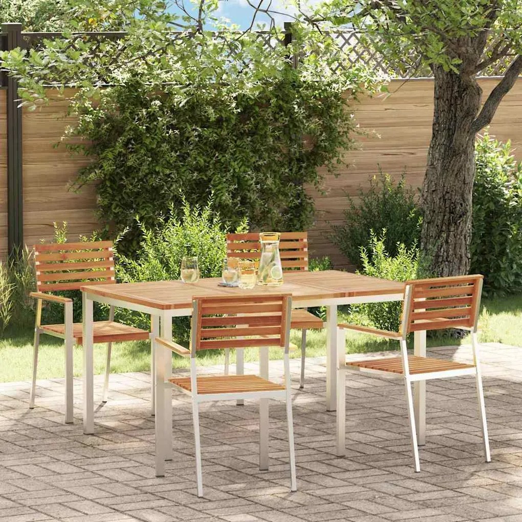 vidaXL Σέτ φαγητού για κήπο 5 pcs