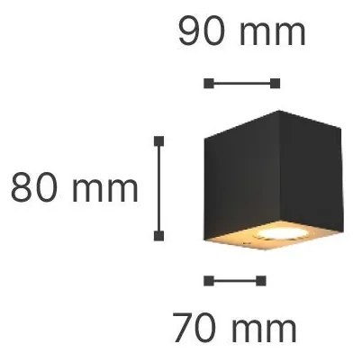 Άπλικα τοίχου it-Lighting Norman 802004-Gkri