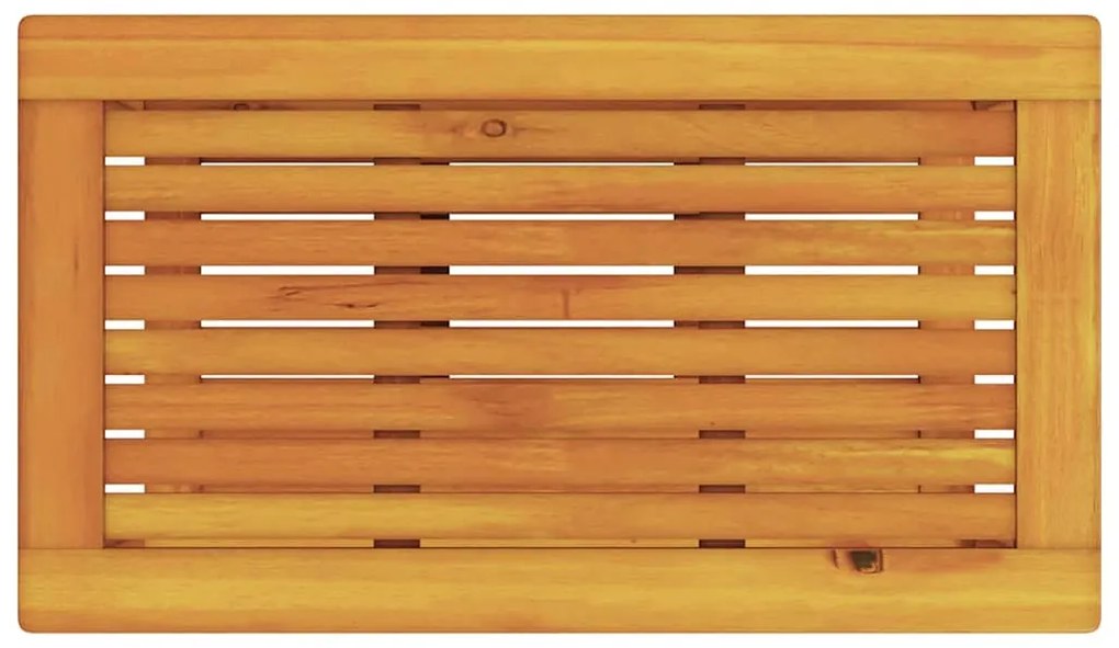 vidaXL Τραπεζάκι σαλονιού Καφέ 70 x 40 x 45 εκ. Μασίφ ξύλο ακακίας