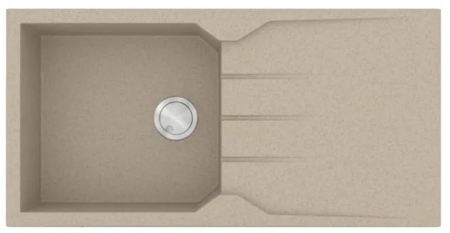 Sanitec Granite 811 Sabbia Νεροχύτης 1B 1D