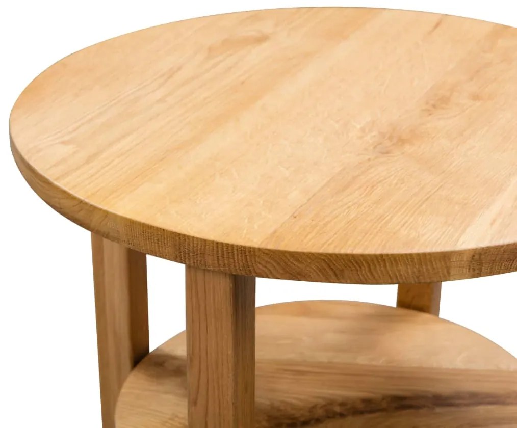 vidaXL Τραπεζάκι Βοηθητικό 40 x 50 εκ. από Μασίφ Ξύλο Δρυός