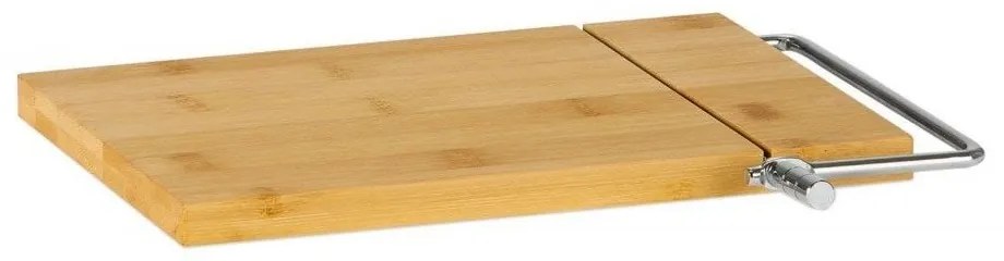 Επιφάνεια Κοπής Τυριών Με Κόφτη AH-CC72104 27x17x1cm Natural Andrea House Bamboo